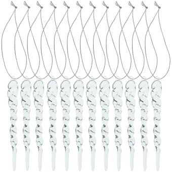 Набор украшений Miland Ледяная сказка (12 штук в упаковке)