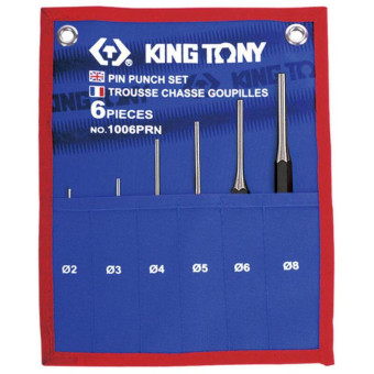 Набор выколоток King Tony 6 предметов (1006PRN)