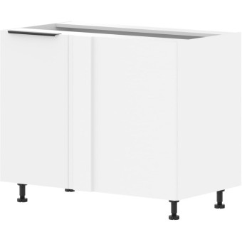 Шкаф кухонный напольный угловой Ibiza MOCC 1082.1P (белый/белый,  1000х560х820 мм)