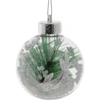 Набор шаров пластик зеленые (диаметр 10 см, 6 штук в упаковке)