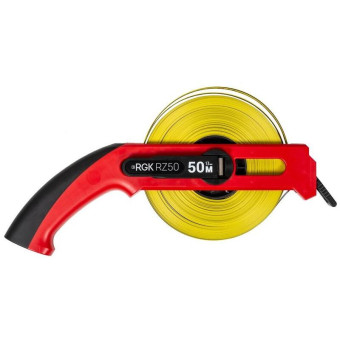 Рулетка измерительная RGK RZ50 50 м x 13 мм сталь/нейлон с поверкой (755962)