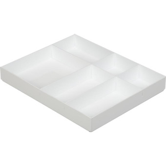 Лоток горизонтальный для бумаг Attache пластиковый белый 6 отделений (лоток для вложения)