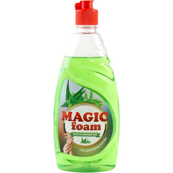 Средство для мытья посуды Magic Foam Алоэ вера и зеленый чай 500 г