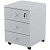 Тумба подкатная Easy Standard с замком (серый, 400x420x563 мм, 3 ящика)