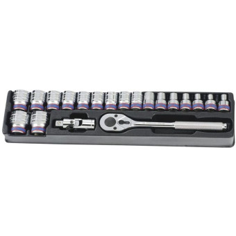 Набор головок King Tony 1/2" 20 предметов (9-4319MR)