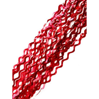 Дождик новогодний Время Чудес красный 100x9 см