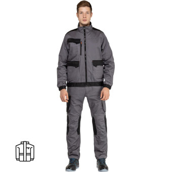 Куртка рабочая летняя мужская Delta Plus MACH2 серая (размер 44-46, рост  164-172)