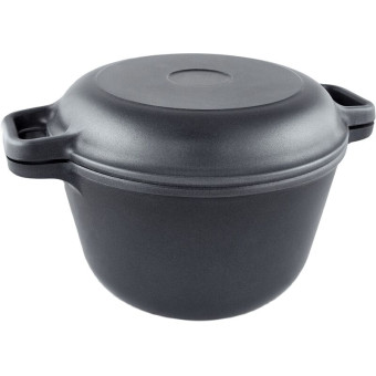 Казан литой алюминий НМП/60053272 7 л черный