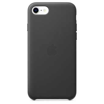 Чехол - крышка Apple Leather Case для iPhone SE черный (MXYM2ZM/A)