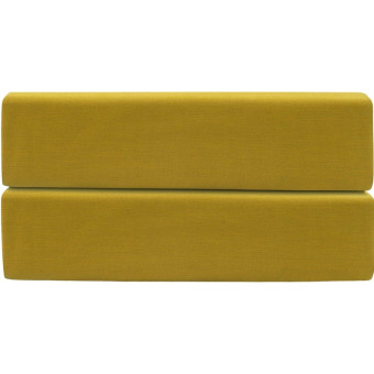 Простыня на резинке Tkano Essential 180х200х30 см хлопок тенсель зеленая