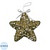 Ёлочная игрушка Время Чудес полистирол золотистая (высота 13.5 см)