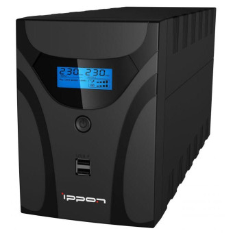Источник бесперебойного питания Ippon Smart Power Pro II 1600 Euro 1600VA/960Вт черный