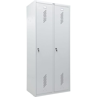 Шкаф для одежды металлический Практик ML-21-80 (серый, 800х500х1830 мм) Шкаф для одежды металлический Практик ML-21-80 (серый, 800х500х1830 мм)