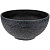 Кашпо Polistone bowl графит (40.5х20 см)