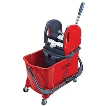 Ведро с отжимом A-VM HTS731-R 24 л пластиковое красное