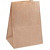 Крафт-пакет коричневый 180х120х290 мм 50 г/кв.м био (1000 штук в  упаковке)