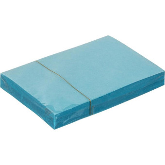 Стикеры Гознак 50x75 мм пастельные голубые (1 блок, 100 листов)