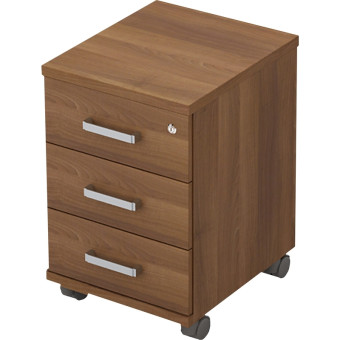 Тумба подкатная Avance 6ТЗ.004/1 с замком (шамони тёмный, 394х454х595  мм, 3 ящика)