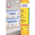 Этикетки самоклеящиеся морозостойкие Avery Zweckform (L7971-25) 38,1х21,2 мм 65 штук на листе белые (25 листов в упаковке)