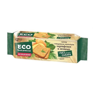 Крекер Eco Botanica с пищевыми волокнами, картофелем и зеленью 175 г