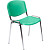 Стул офисный Easy Chair Изо зелёный пластик металл хромированный  (573687)