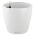Кашпо с автополивом Lechuza Classico Color 28 9 л белое (28х28х26 см)