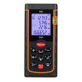Лазерный дальномер RGK D60 (4610011870613)