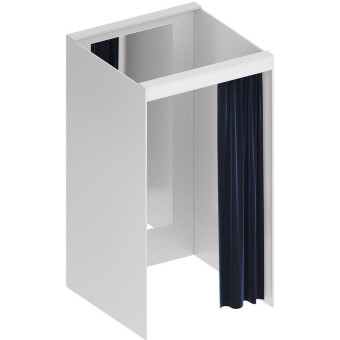 Примерочная №1Б (серый, 1100х1100х2000 мм)