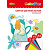 Набор цветного и белого картона Комус Класс (№1 School) (№1School) ColorPics (A4, 10 листов, 6 цветов, мелованный)