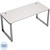 Стол прямой Avance 6М-О.674 (шамони светлый/алюминий матовый,  1600х700х750 мм)