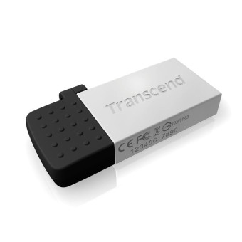 Флеш-память USB 2.0/microUSB 16 Гб Transcend JetFlash 380 (TS16GJF380S)