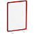 Рамка пластиковая А4 красная (2 штуки в упаковке)