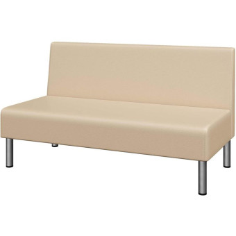 Диван двухместный Юнит-Док U2H бежевый (искусственная кожа)