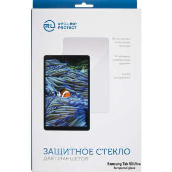 Защитное стекло Red Line для Samsung Tab S8 Ultra/Tab S9 Ultra (УТ000029759) Защитное стекло Red Line для Samsung Tab S8 Ultra/Tab S9 Ultra (УТ000029759)