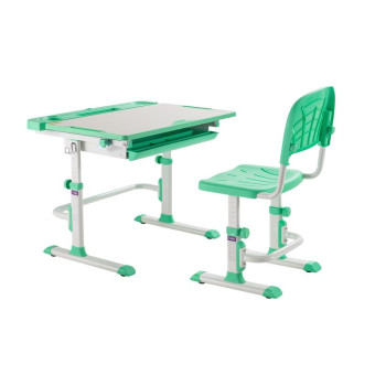 Комплект детской мебели Cubby Disa Green парта со стулом регулируемые (зеленый)