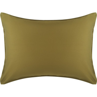 Наволочка Tkano Essential 50х70 см сатин 130 г/кв.м зеленая (2 штуки в упаковке)