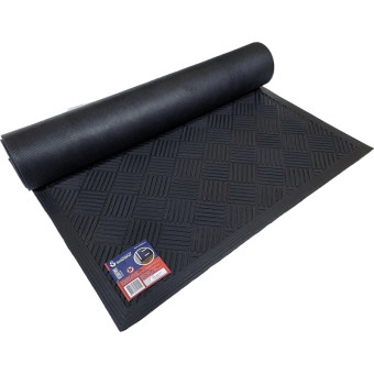 Коврик входной грязезащитный резиновый 2002 90х150 см черный