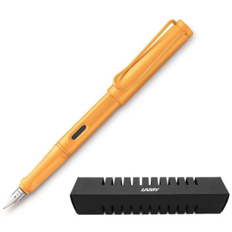 Ручка перьевая LAMY Safari цвет чернил синий цвет корпуса манго (артикул производителя 4034841)