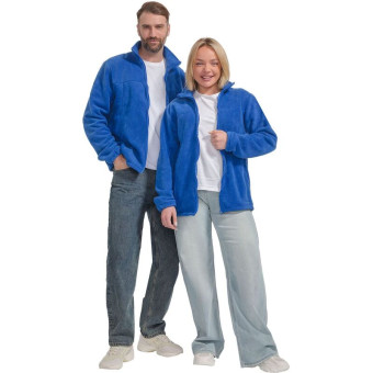 Толстовка флисовая синяя размер S (40-42)