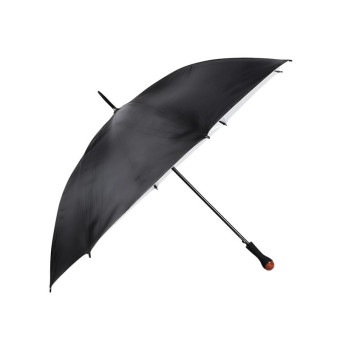 Зонт мужской Эврика Классика полуавтомат черный (98772)