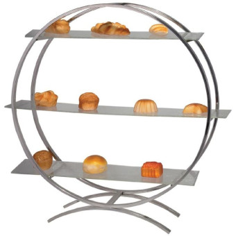 Подставка для закусок/десертов/выпечки, 72x23x81см,нерж сталь,  GDS-7000