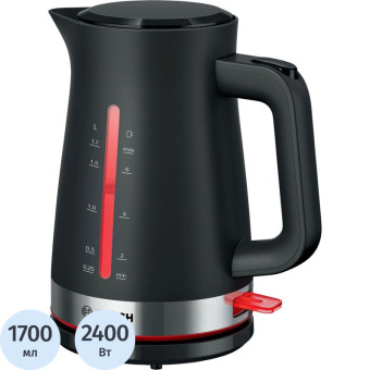 Чайник электрический Bosch TWK4M223 чёрный