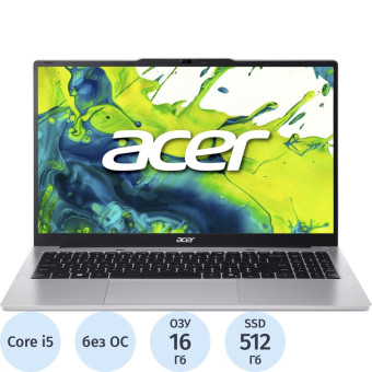 Ноутбук Acer Aspire Lite(NX.D5HCD.003) i5-13500H/16Gb/512Gb SSD/15,6/noOS