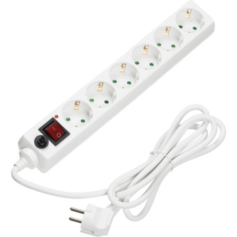 Сетевой фильтр BigTech CD6-1,8W15 на 6 розеток 1.8 метра