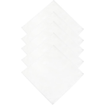 Сервировочная салфетка под приборы Luscan 35х35 см журавинка белая (5  штук в упаковке)