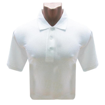 Рубашка Поло (190 г), короткий рукав, белый (S)