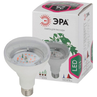 Фитолампа Эра FITO-16W-RB-E27-K красно-синего спектра 16 Вт E27