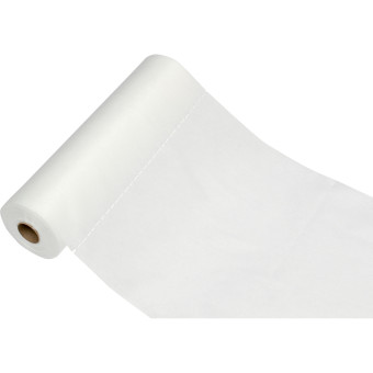 Салфетка одноразовая нестерильная в рулоне с перфорацией 30 x 20 см (белая, 200 штук в рулоне)