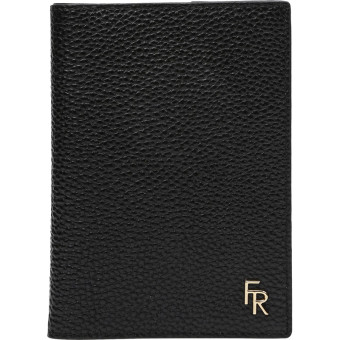 Обложка для паспорта и карт Fabretti натуральная кожа черная (Q54019D-2)