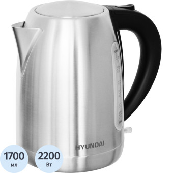 Чайник электрический Hyundai HYK-S2014 серебристый (1433120)